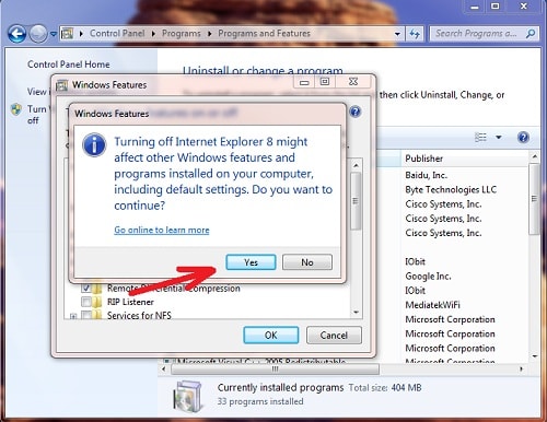 Cara Menghapus Internet Explorer di Windows 7 Dengan Mudah