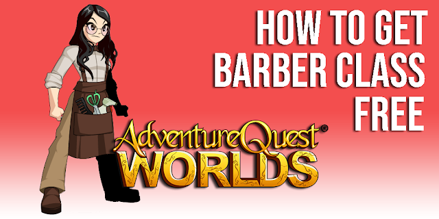 Cara Dapat Barber Class Gratis di AQW