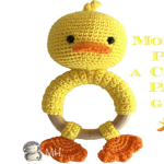 http://www.artedetei.com/2017/08/mordedor-patito-crochet-videotutorial.html