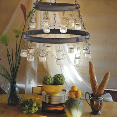 Jars Baby Food on Baby Food Jar Chandelier From Natural Home Magazine