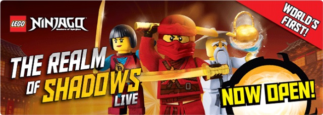 Ninja menyerang legoland : Ninjago & The Realms of Shadow Live