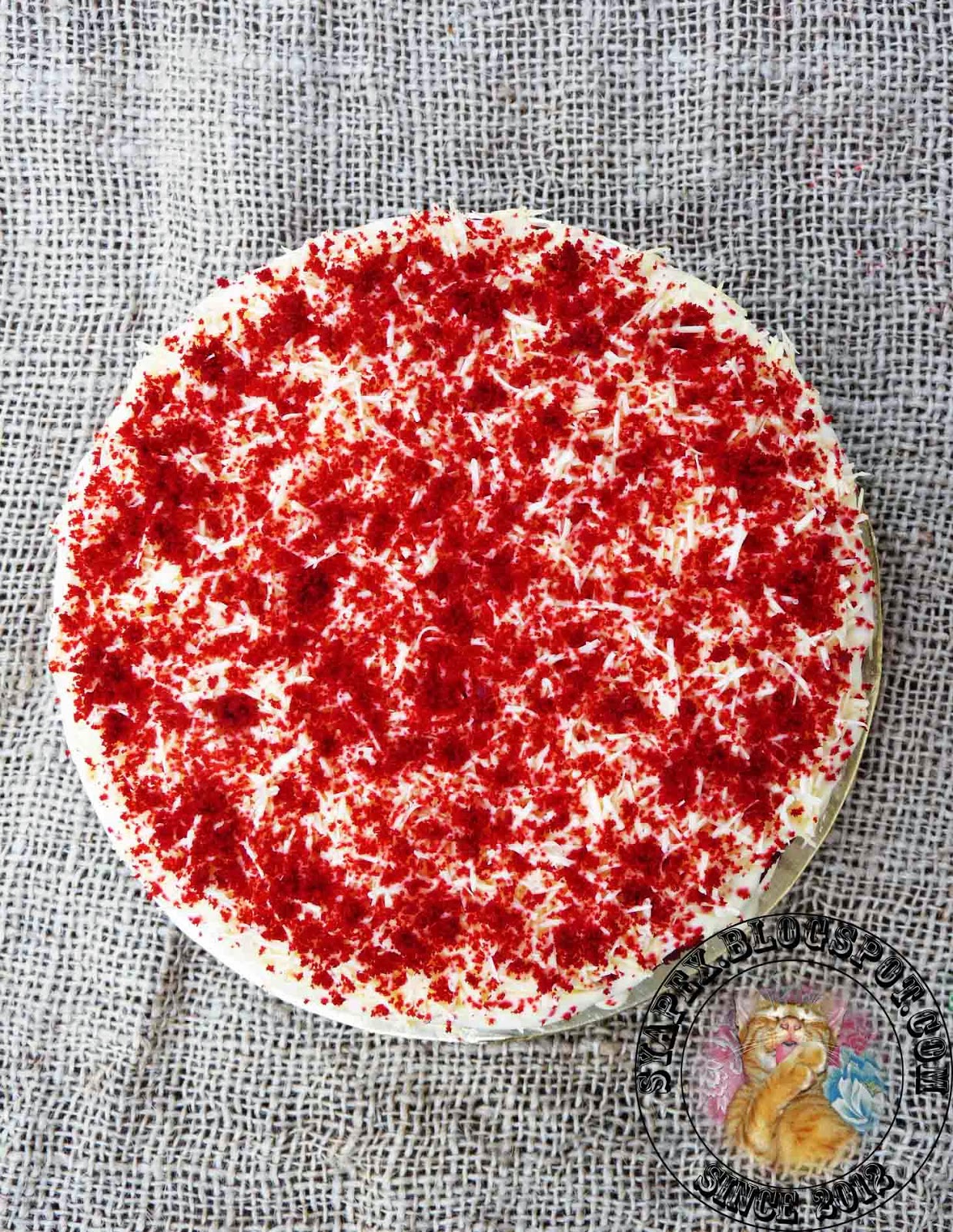 Syapex kitchen: Red Velvet Cheese Cake Meleleh