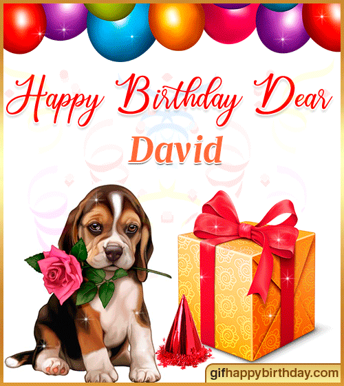 Wish Happy Birthday Gifs With Name David