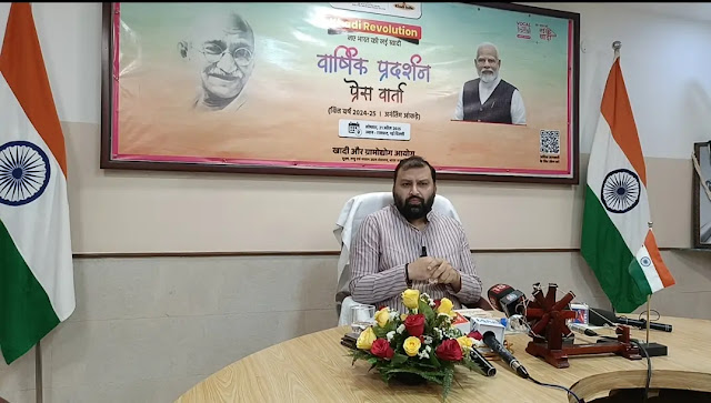खादी और ग्रामोद्योग आयोग (केवीआईसी) ने रचा नया कीर्तिमान: इतिहास में पहली बार खादी और ग्रामोद्योग का कारोबार 1 लाख 70 हजार करोड़ रुपये के पार