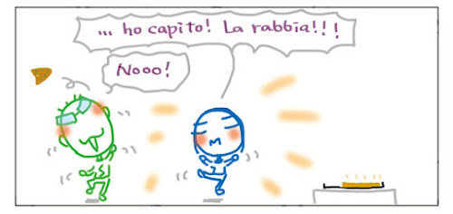 … ho capito! La rabbia!!! Nooo!