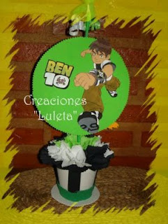 Ben 10 decoration, children parties centerpieces