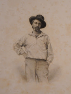 A portrait of Walt Whitman.