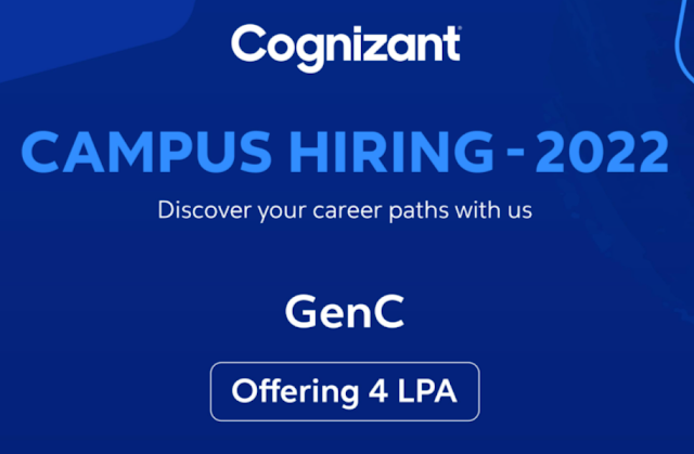 Cognizant Off Campus Drive for 2022 | 2021 Batch