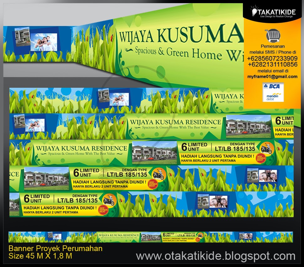 Jasa desain banner perumahan