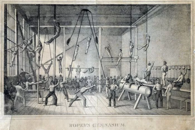 Roper Gym, Philadelphia, sekitar tahun 1831