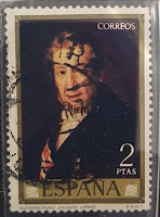 Sello España 1973 - Autorretrato Vicente lopez portaña