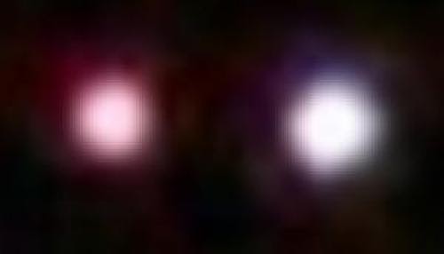 2 Linked Lights Over Fraser Valley In Grand County Colorado 19 Sep 2011