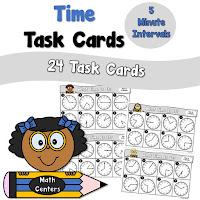 Time Task Cards to the Nearest 5 Minutes