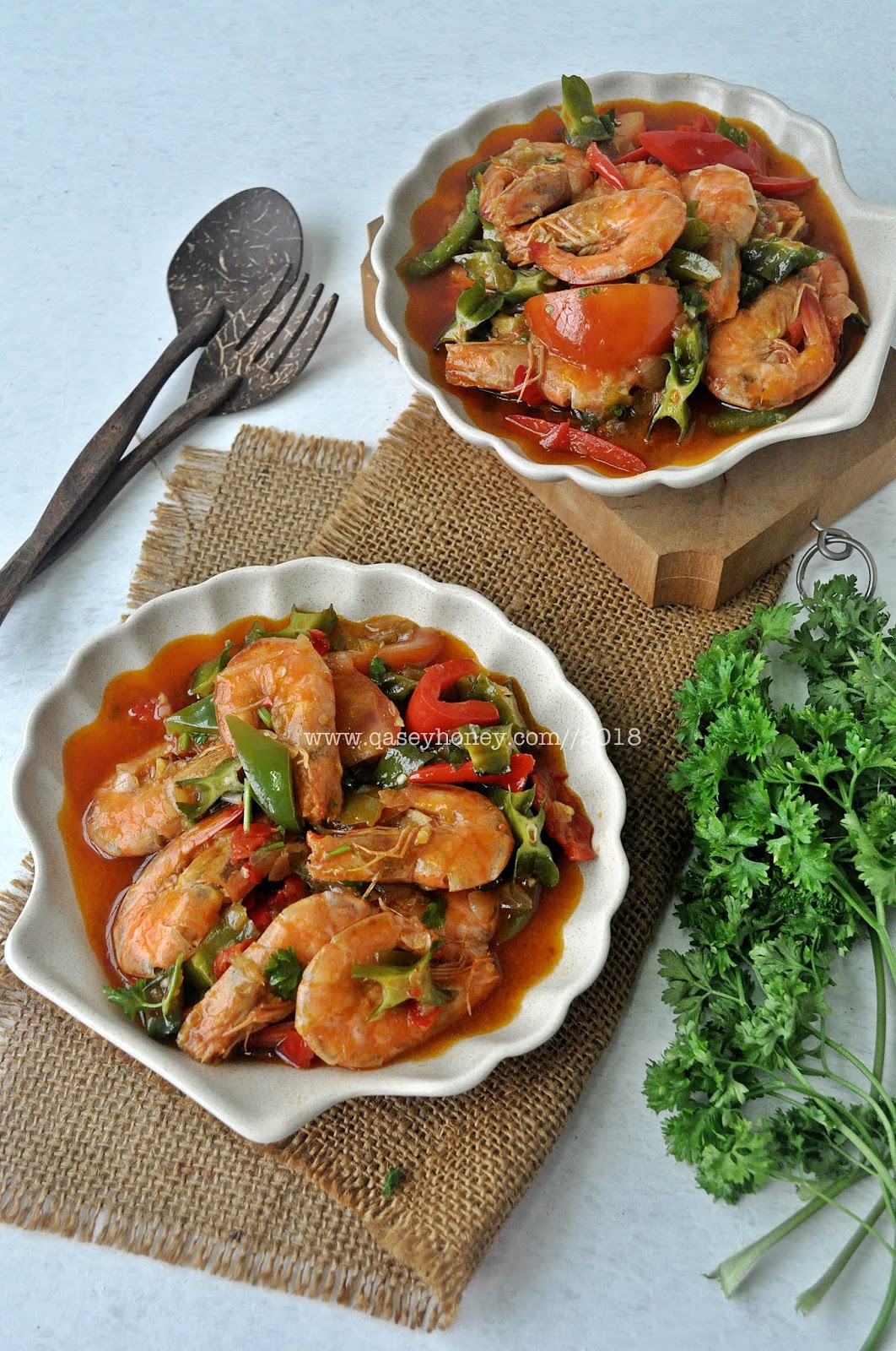 UDANG MASAK MASAM MANIS SEDAP - QASEY HONEY