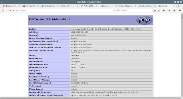 Installasi Web Server dan PHP Pada Debian Server 8 Jessie - Febriyan Net