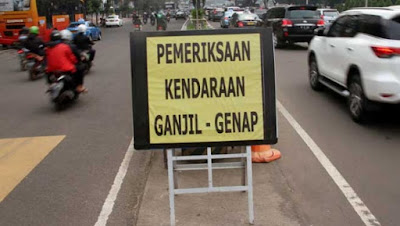 Uji Coba Ganjil-Genap Jakarta Mulai 2 Juli