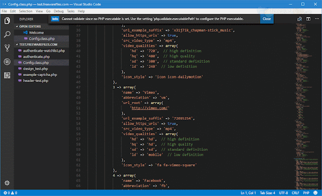 Visual studio code - code editor terbaik