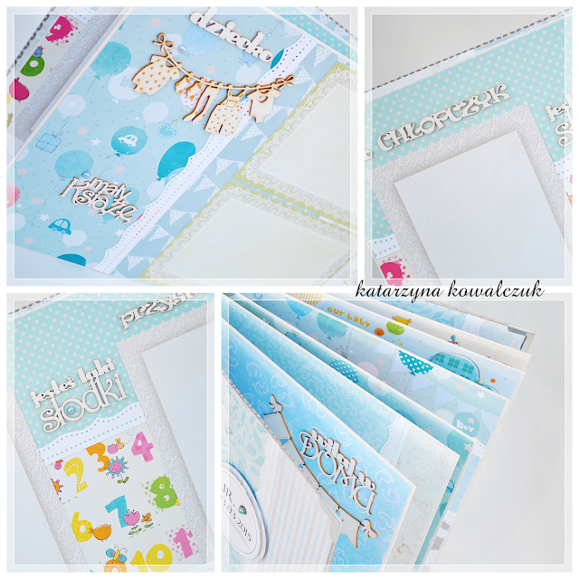 Album dziecięcy, pierwsze urodziny, scrapbooking