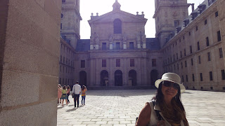 Interior do Monastério de San Lorenzo de El Escorial Espanha