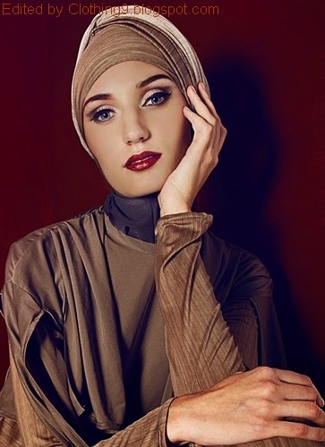 New Hijab Styles for Abaya 2015