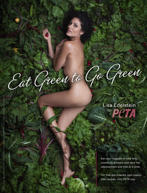 Lisa Edelstein goes nude for PETA