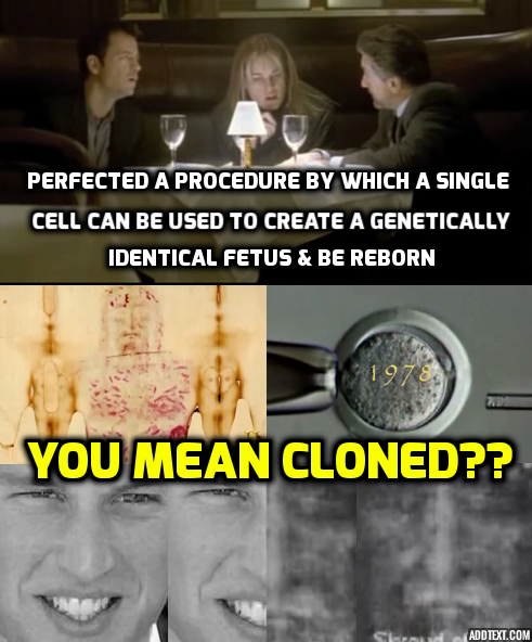 cloned Human soulless from dna previous