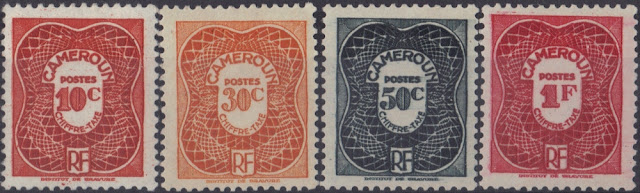 Cameroun -1947- Postage due stamps