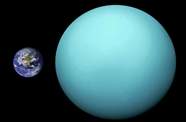 Urano excede la masa terrestre por mucho
