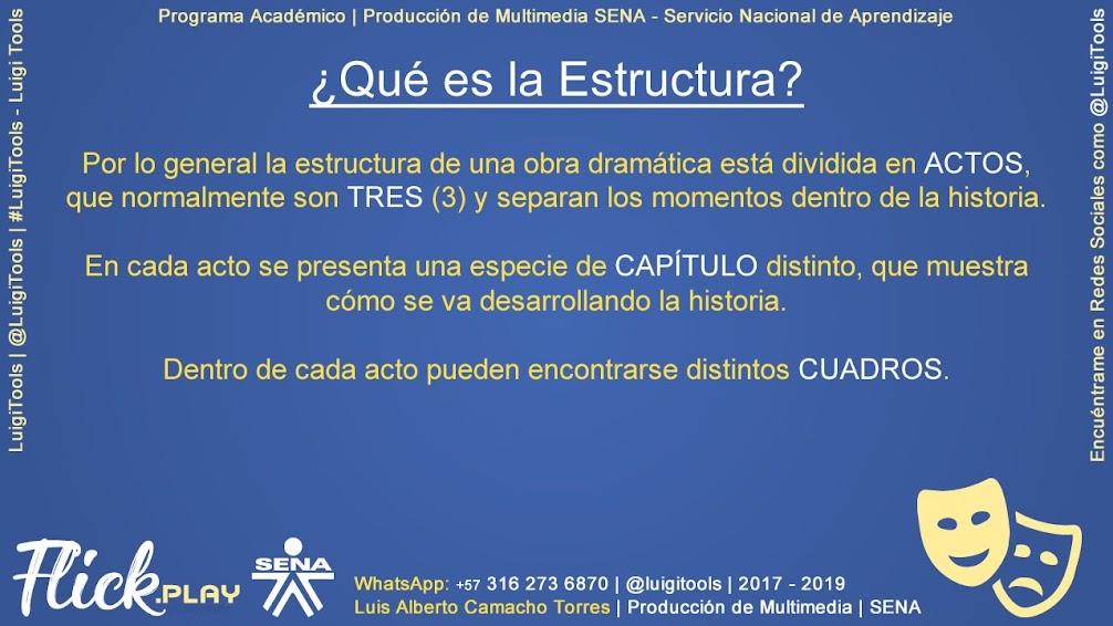 Evidencia 4: Estructura Dramática Aplicada en el Proyecto Multimedia | Producción de Multimedia - SENA Servicio Nacional de Aprendizaje | Luigi Tools @LuigiTools #LuigiTools