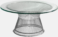 Santana Modern Glass Coffee Table by Woodstock