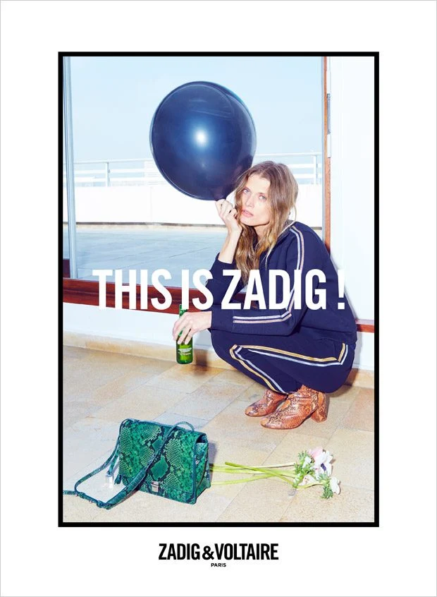 Supermodel Malgosia Bela is the Face of Zadig & Voltaire FW16 Campaign