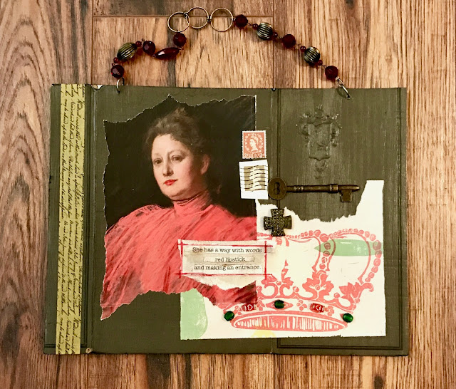 "Red Lipstick" collage