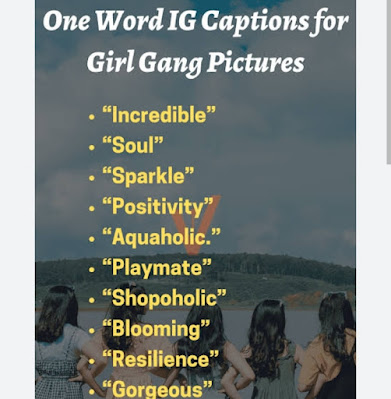 One word Instagram Captions, instagram captions for girls, Instagram Captions Hindi, Instagram Captions for boys, one word Instagram captions Instagra