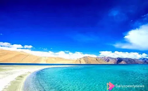 Pangong lake opened to tourists in ladakh after a year