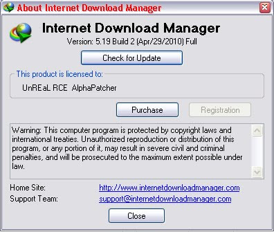 Internet Download Manager 5.19 build 2