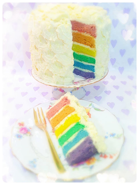 Cherie Kelly's Rainbow Cake