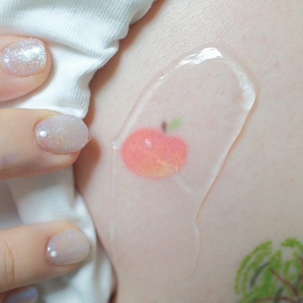 Tatuagem de Pêssego - 30 modelos para as mulheres