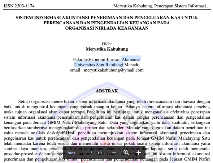 Contoh Jurnal Sistem Informasi Akuntansi Penerimaan Dan 