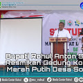 Resmikan Gedung Koperasi Merah Putih Desa Sontang, Anton : Dorong Penguatan Ekonomi Desa