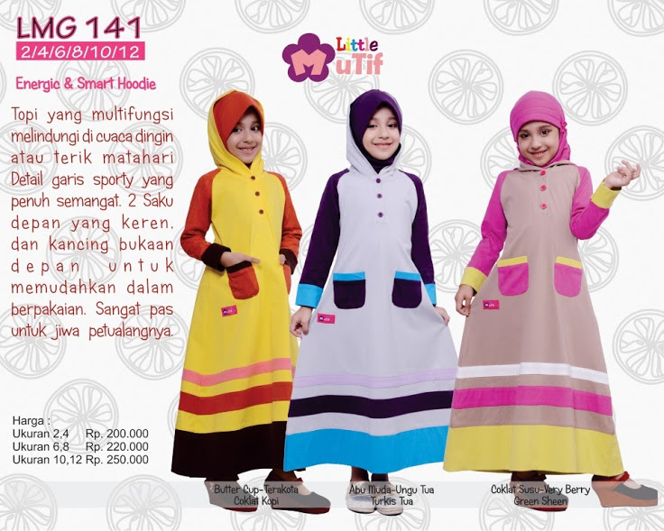 KOLEKSI GAMIS ANAK BRANDED MUTIF KIDS