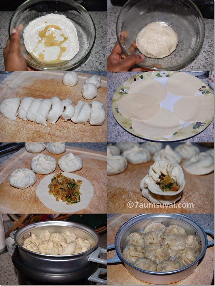 Vegetable momos process 2