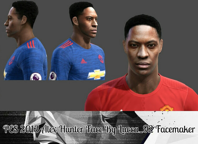 PES 2013 Alex Hunter face by Lucca_92 