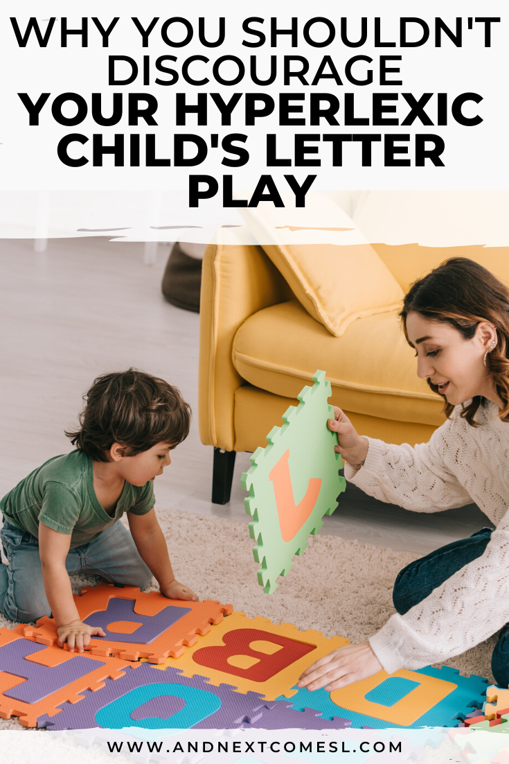 A plea for parents (and therapists) of kids with hyperlexia to not discourage the letter play