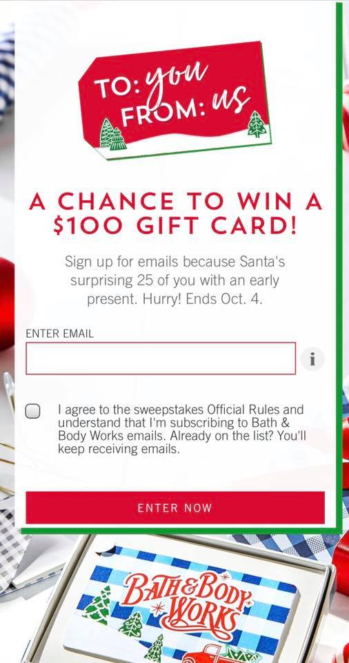 Life Inside the Page: Bath & Body Works | $100 Gift Card Give Away