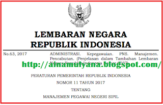 PERSYARATAN JABATAN ADMINISTRASI DAN JABATAN FUNGSIONAL BAGI PNS SESUAI PP NOMOR 11 TAHUN 2017