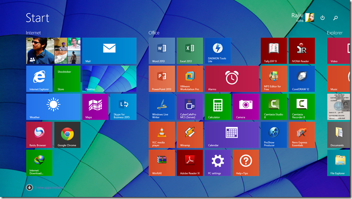 Windows 8.1 Start Menu