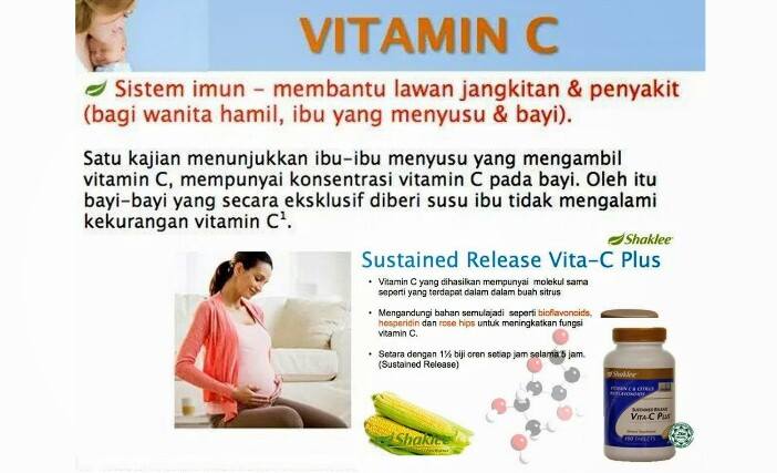 Vitamin C Shaklee Selamat Diambil Ibu Hamil, Berpantang 