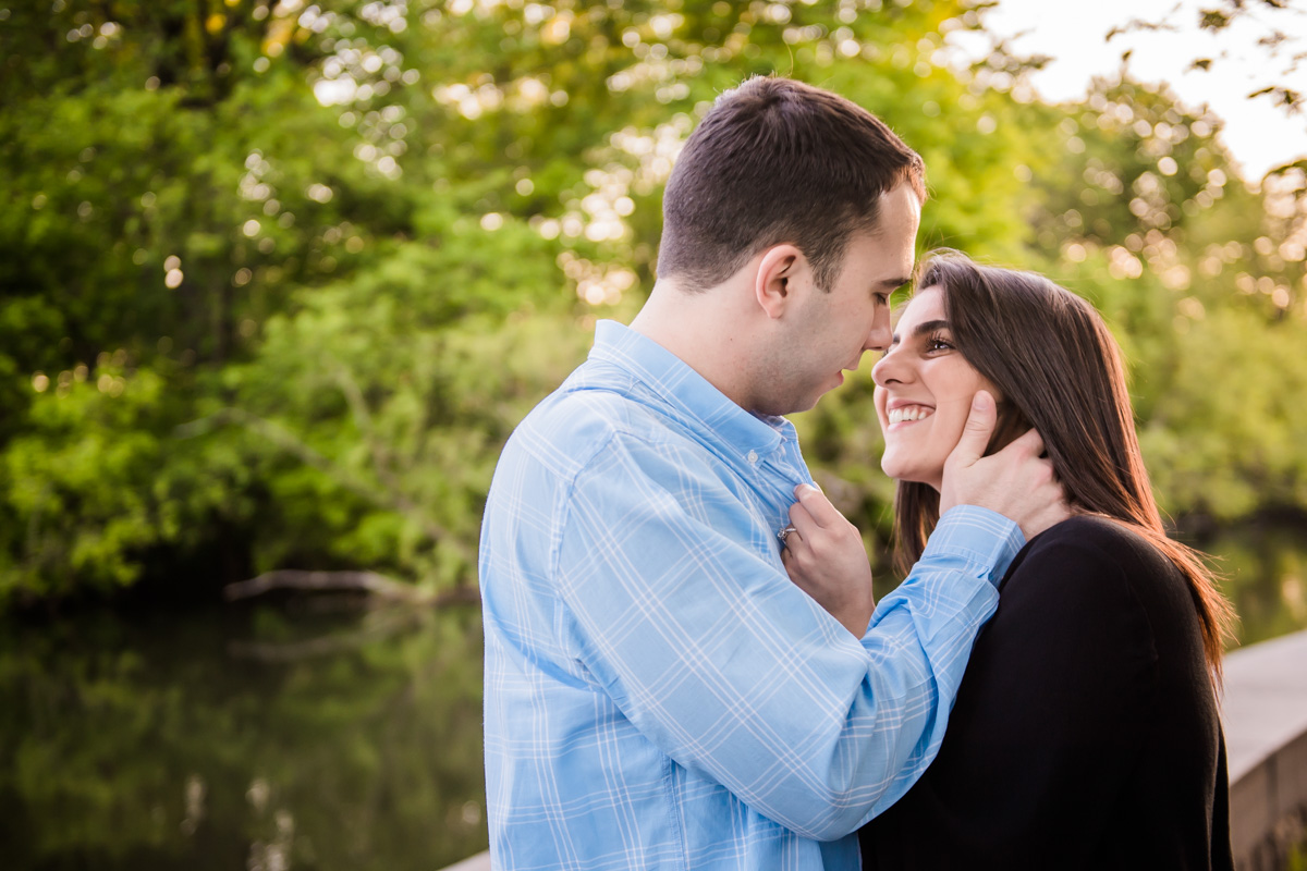 Feeling so happy and loved together, the feelings of love grows even more stronger as he proposes to her.