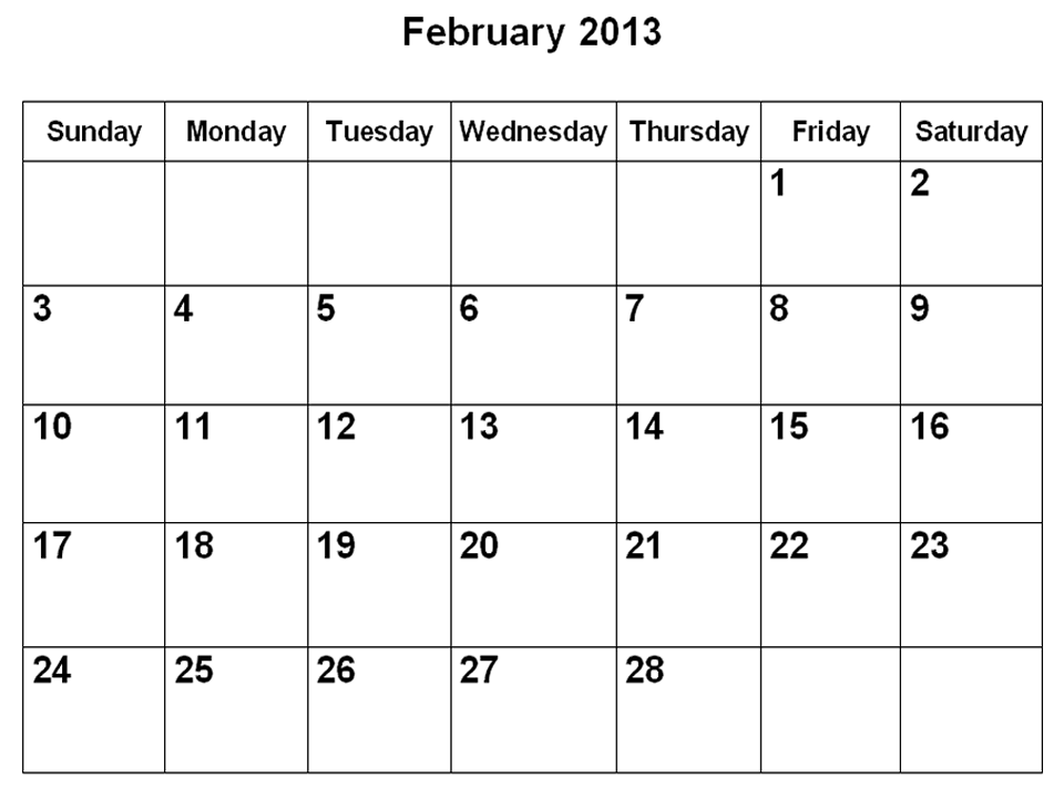 Free Printable Calendar Free Printable Calendar February