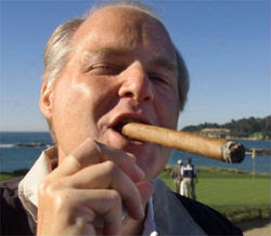 Limbaugh looks like a real prick